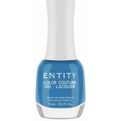 Entity Extended Wear Hybrid Gel-Lacquer "Flaunt Your Fashion " - Bright Blue Creme