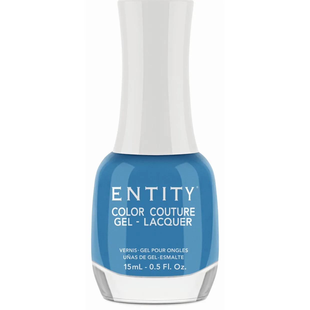 Entity Extended Wear Hybrid Gel-Lacquer "Flaunt Your Fashion " - Bright Blue Creme