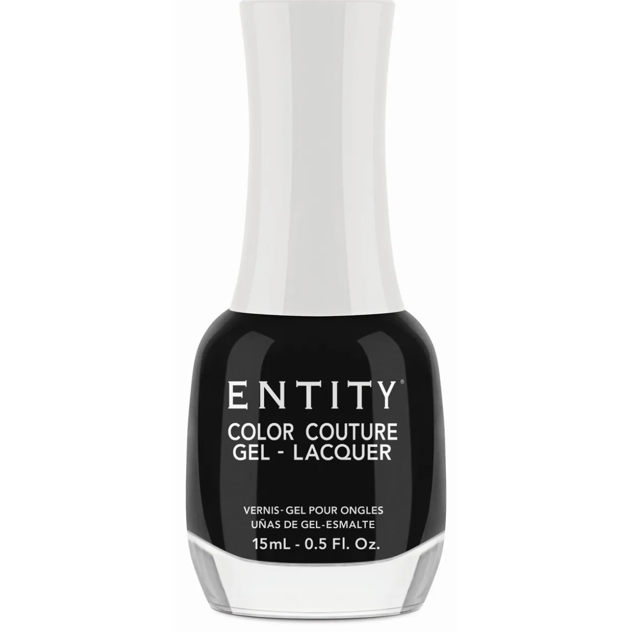 Entity Extended Wear Hybrid Gel-Lacquer "Little Black Bottle" - Black Creme