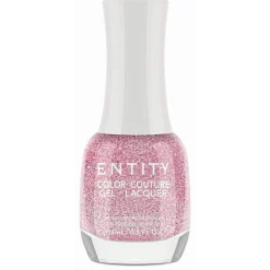 Entity Extended Wear Hybrid Gel-Lacquer "Glitzerazzi" - Pink Glitter