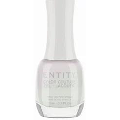 Entity Extended Wear Hybrid Gel-Lacquer "Graphic And Girlish White" - Iridescent Shimmer