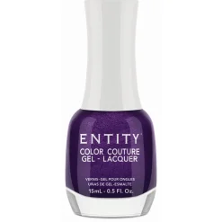 Entity Extended Wear Hybrid Gel-Lacquer "Cold Hands, Warm Heart" - Deep Purple Shimmer