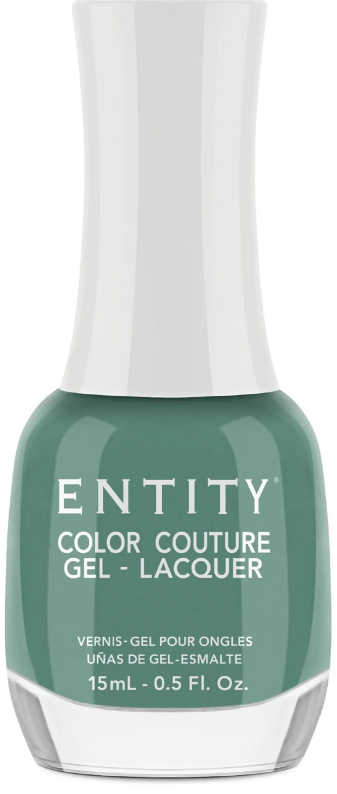 Entity Extended Wear Hybrid Gel-Lacquer "Blame It On The Mistletoe" - Slate Green Crème, 15mL|5fl