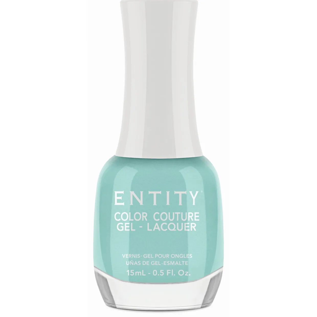 Entity Extended Wear Hybrid Gel-Lacquer "Camera Shy" - Powder Blue Shimmer