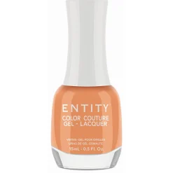 Entity Extended Wear Hybrid Gel-Lacquer "Apricot Beach Bag" - Bright Coral Creme