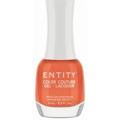 Entity Extended Wear Hybrid Gel-Lacquer "Headshot Honey" - Coral Shimmer