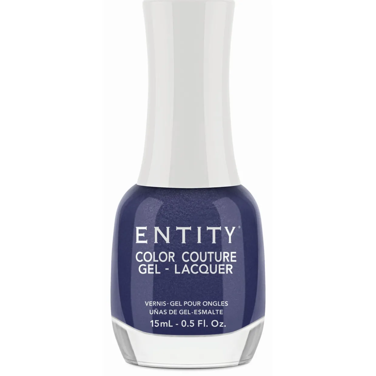 Entity Extended Wear Hybrid Gel-Lacquer "Denim Diva" - Navy Blue Shimmer