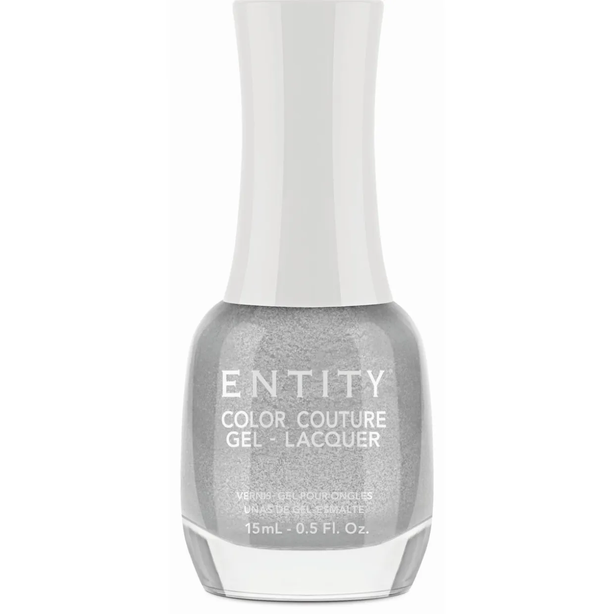 Entity Extended Wear Hybrid Gel-Lacquer "Contemporary Couture" - Silver Metallic