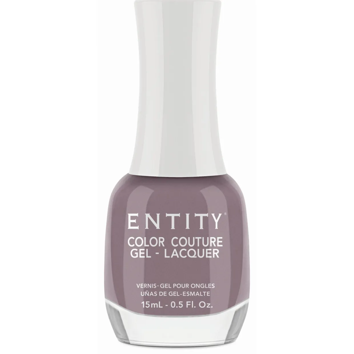 Entity Extended Wear Hybrid Gel-Lacquer "Behind The Seams" - Purple Taupe Creme