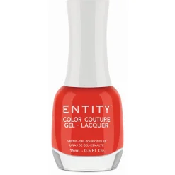 Entity Extended Wear Hybrid Gel-Lacquer "Not Off The Rack" - Deep Coral Creme