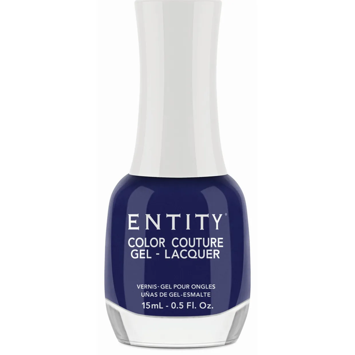 Entity Extended Wear Hybrid Gel-Lacquer "Designer Jeans" - Midnight Blue Creme