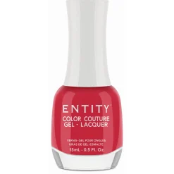 Entity Extended Wear Hybrid Gel-Lacquer "Speak To Me In Dee-Anese" - Hot Dark Pink Creme
