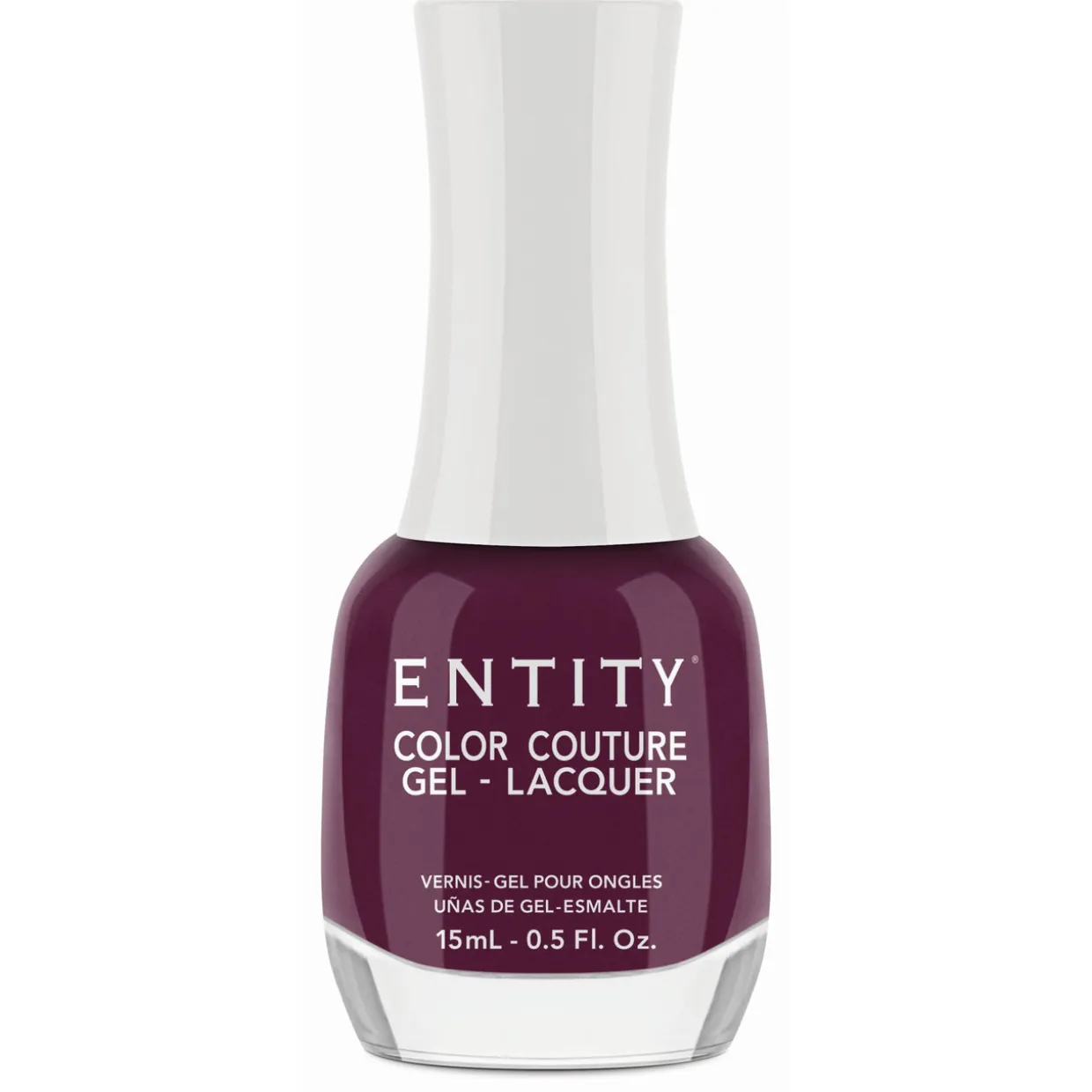 Entity Extended Wear Hybrid Gel-Lacquer "Look D'jour" - Bright Plum Creme