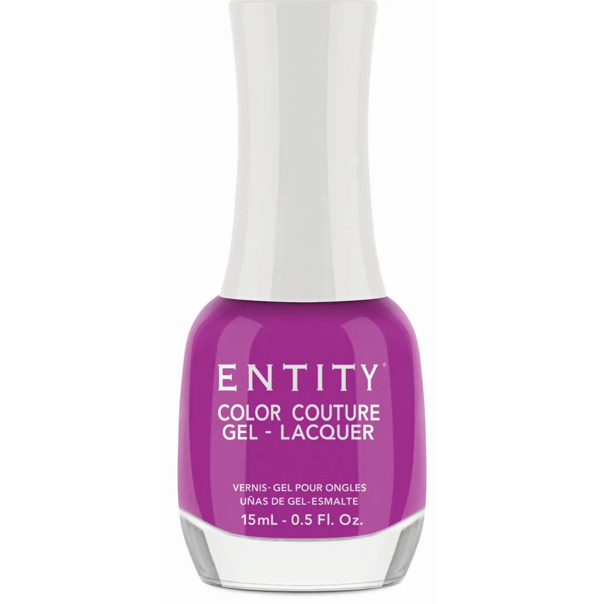 Entity Extended Wear Hybrid Gel-Lacquer "Make Color Not War" - Bright Fuchsia Creme