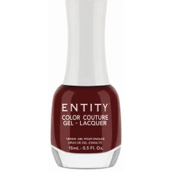 Entity Extended Wear Hybrid Gel-Lacquer "Cabernet Ball Gown" - Dark Red Shimmer