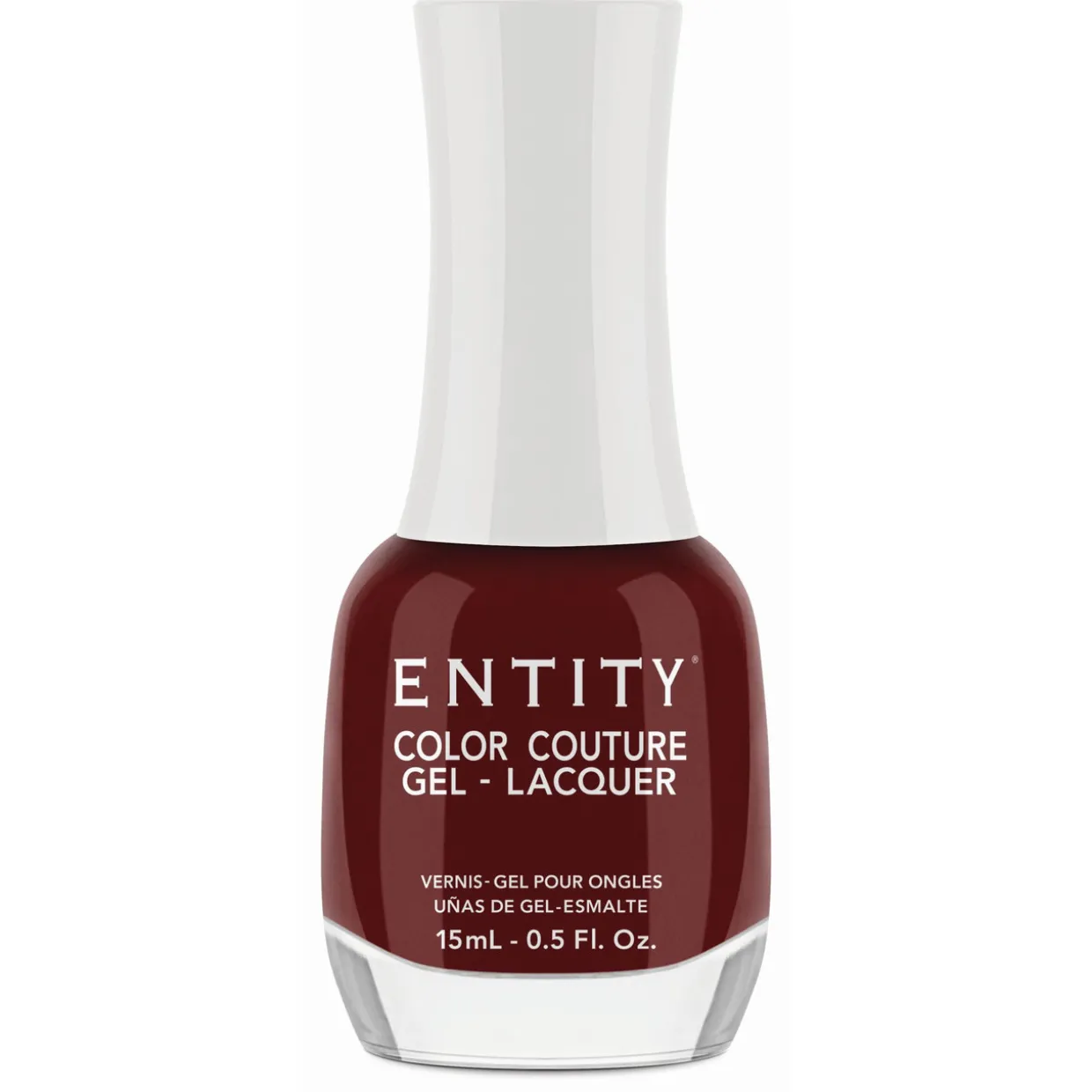 Entity Extended Wear Hybrid Gel-Lacquer "Cabernet Ball Gown" - Dark Red Shimmer