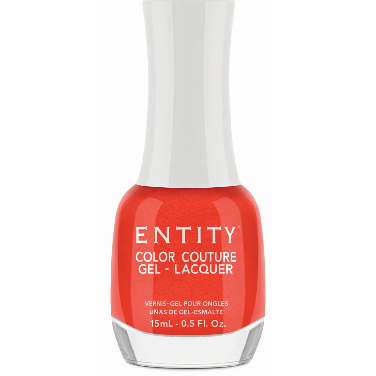 Entity Extended Wear Hybrid Gel-Lacquer "Divalicious" - Orange Glitter