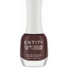 Entity Extended Wear Hybrid Gel-Lacquer "Handbag Haven" - Chocolate Brown Shimmer