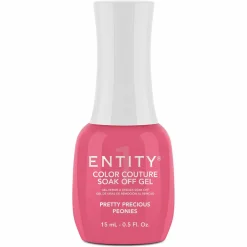 Entity One Color Couture Gel Polish "Pretty Precious Peonies" - Bright Medium Pink Creme
