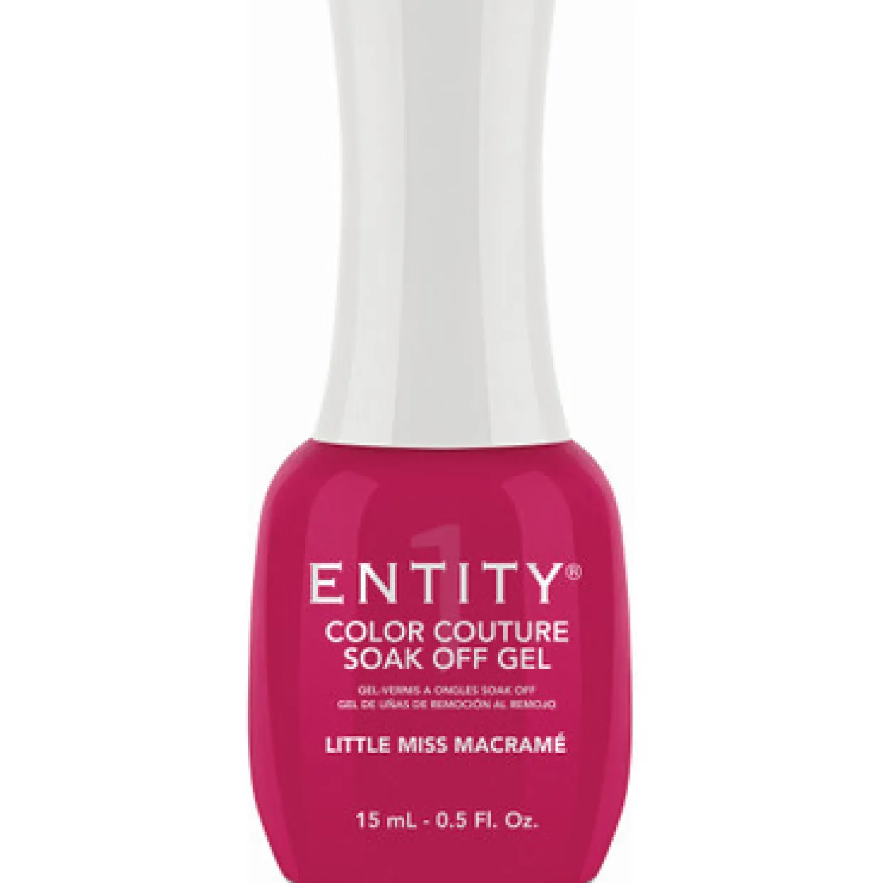 Entity One Color Couture Gel Polish "Little Miss Macrame" - Hot Pink Neon