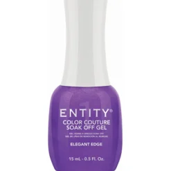 Entity One Color Couture Gel Polish "Elegant Edge" - Dark Purple Shimmer