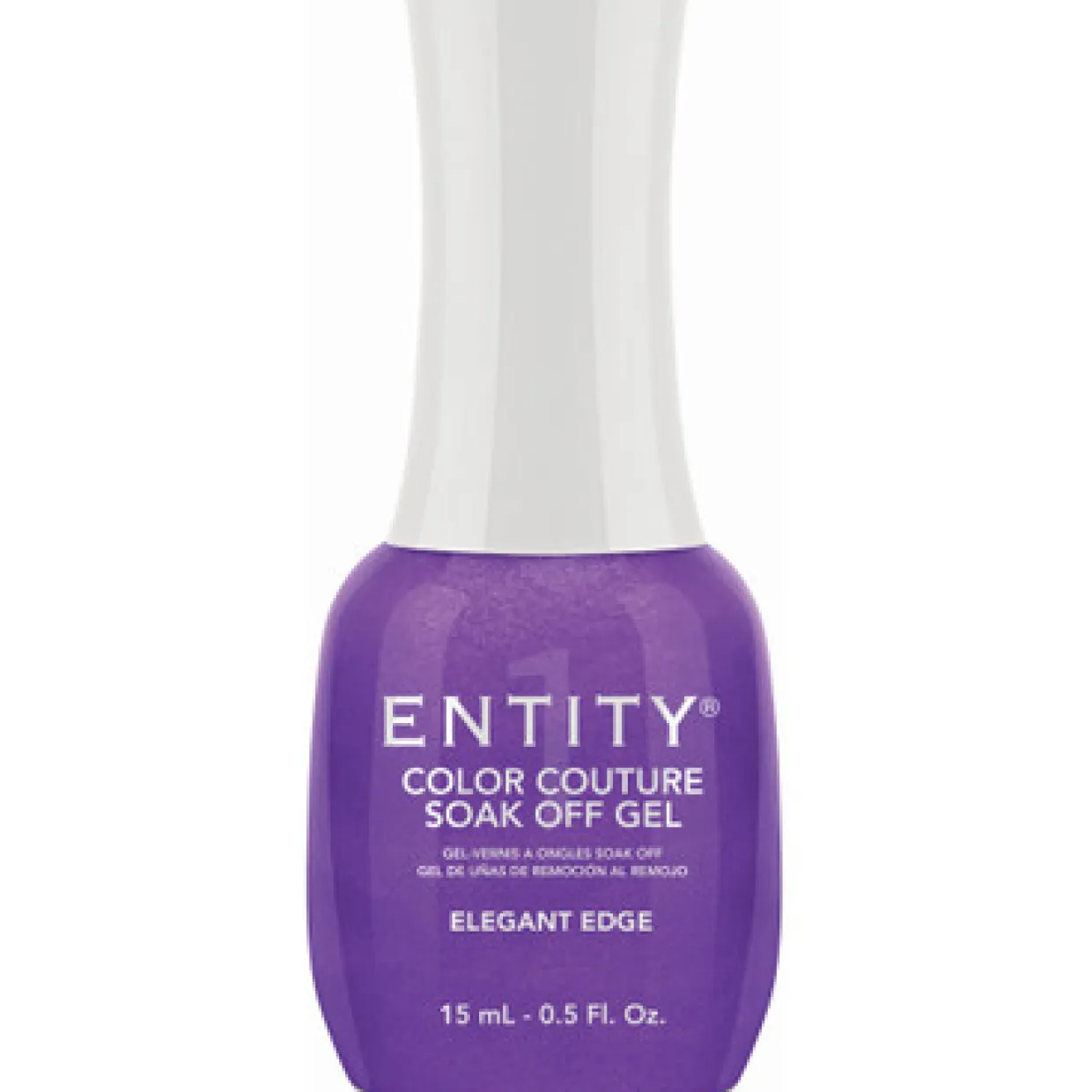 Entity One Color Couture Gel Polish "Elegant Edge" - Dark Purple Shimmer
