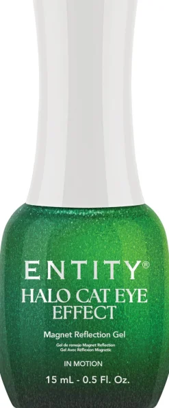 Entity One Color Couture Gel Polish "In Motion", Green to Teal Two-Tone, 15mL | .5 oz - Halo Cat-Eye Effect