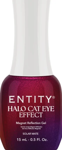 Entity One Color Couture Gel Polish "Solar Mate", Magenta to Pink Two-Tone, 15mL | .5 oz - Halo Cat-Eye Effect