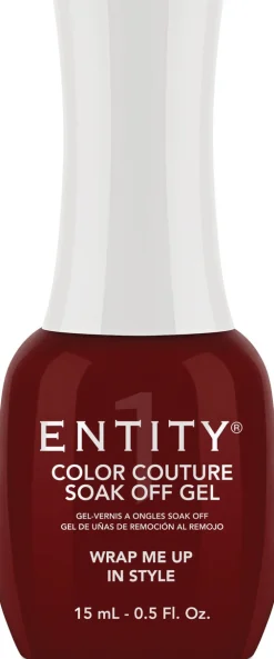 Entity One Color Couture Gel Polish "Wrap Me Up In Style" - Red Crème, 15mL|5fl