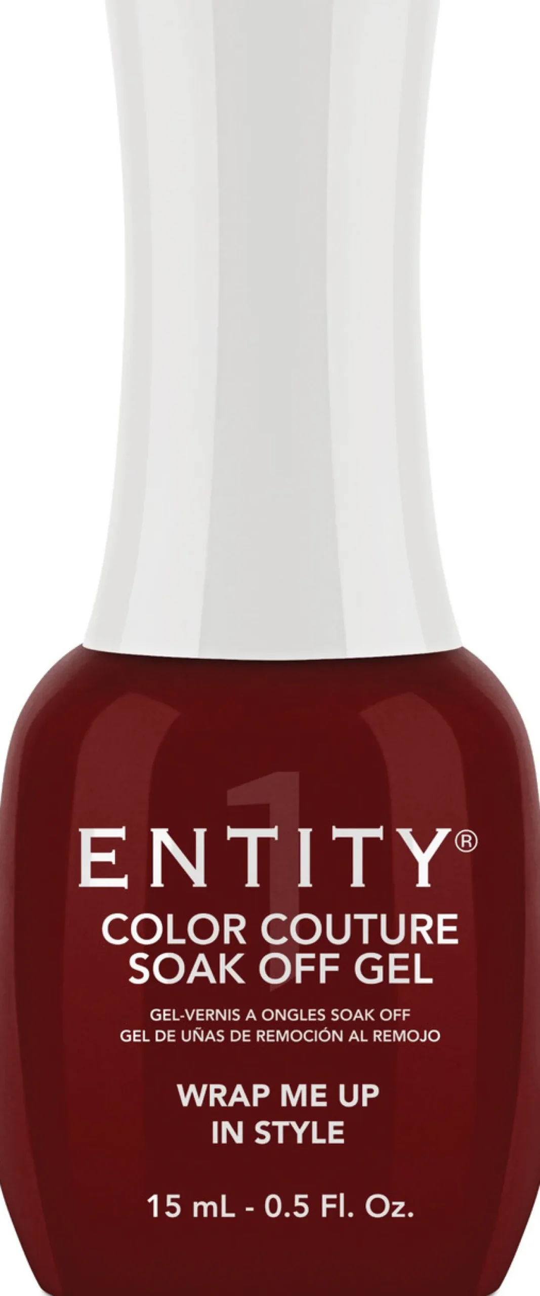Entity One Color Couture Gel Polish "Wrap Me Up In Style" - Red Crème, 15mL|5fl