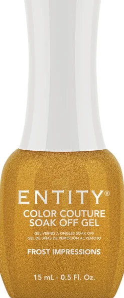 Entity One Color Couture Gel Polish "Frost Impressions" Gold Yellow Pearl, 15mL|5fl