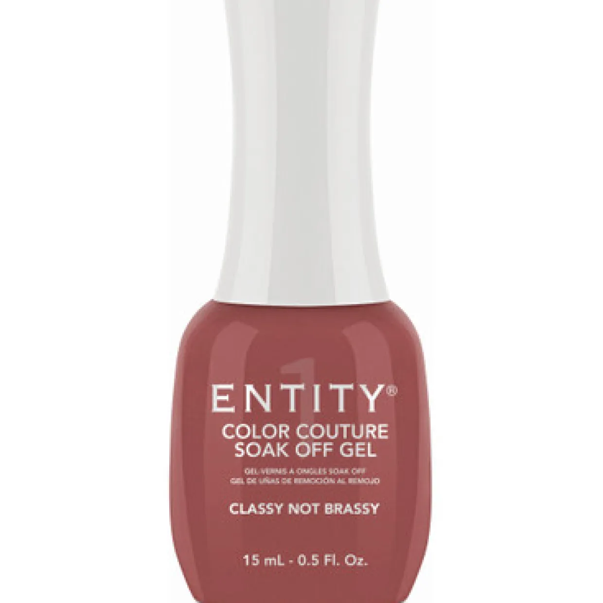 Entity One Color Couture Gel Polish "Classy Not Brassy" - Dark Mauve Creme