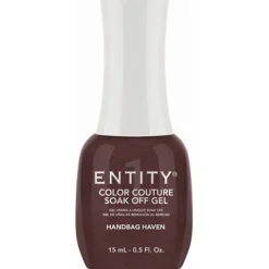Entity One Color Couture Gel Polish "Handbag Haven" - Chocolate Brown Shimmer