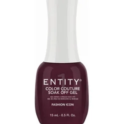 Entity One Color Couture Gel Polish "Fashion Icon" - Burgundy Shimmer