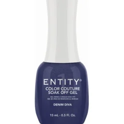 Entity One Color Couture Gel Polish "Denim Diva" - Navy Blue Shimmer