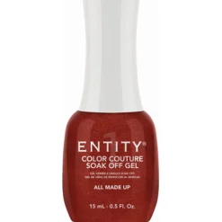 Entity One Color Couture Gel Polish "All Made Up" - Red Glitter