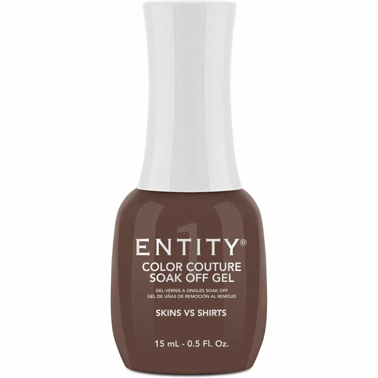 Entity One Color Couture Gel Polish "Skins Vs Shirts" - Light Brown Creme