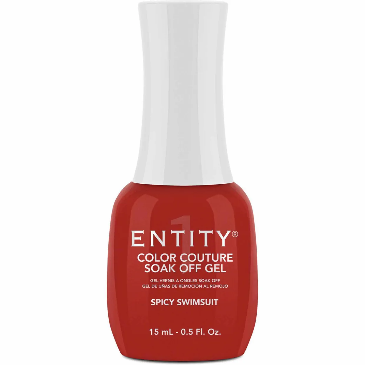 Entity One Color Couture Gel Polish "Spicy Swimsuit" - Red Creme