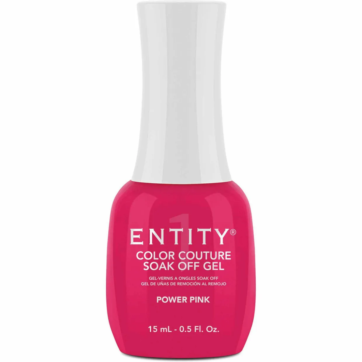 Entity One Color Couture Gel Polish "Power Pink" - Dark Pink Creme