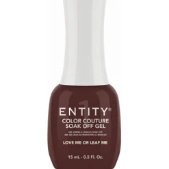 Entity One Color Couture Gel Polish "Love Me Or Leaf Me" - Mocha Brown Creme