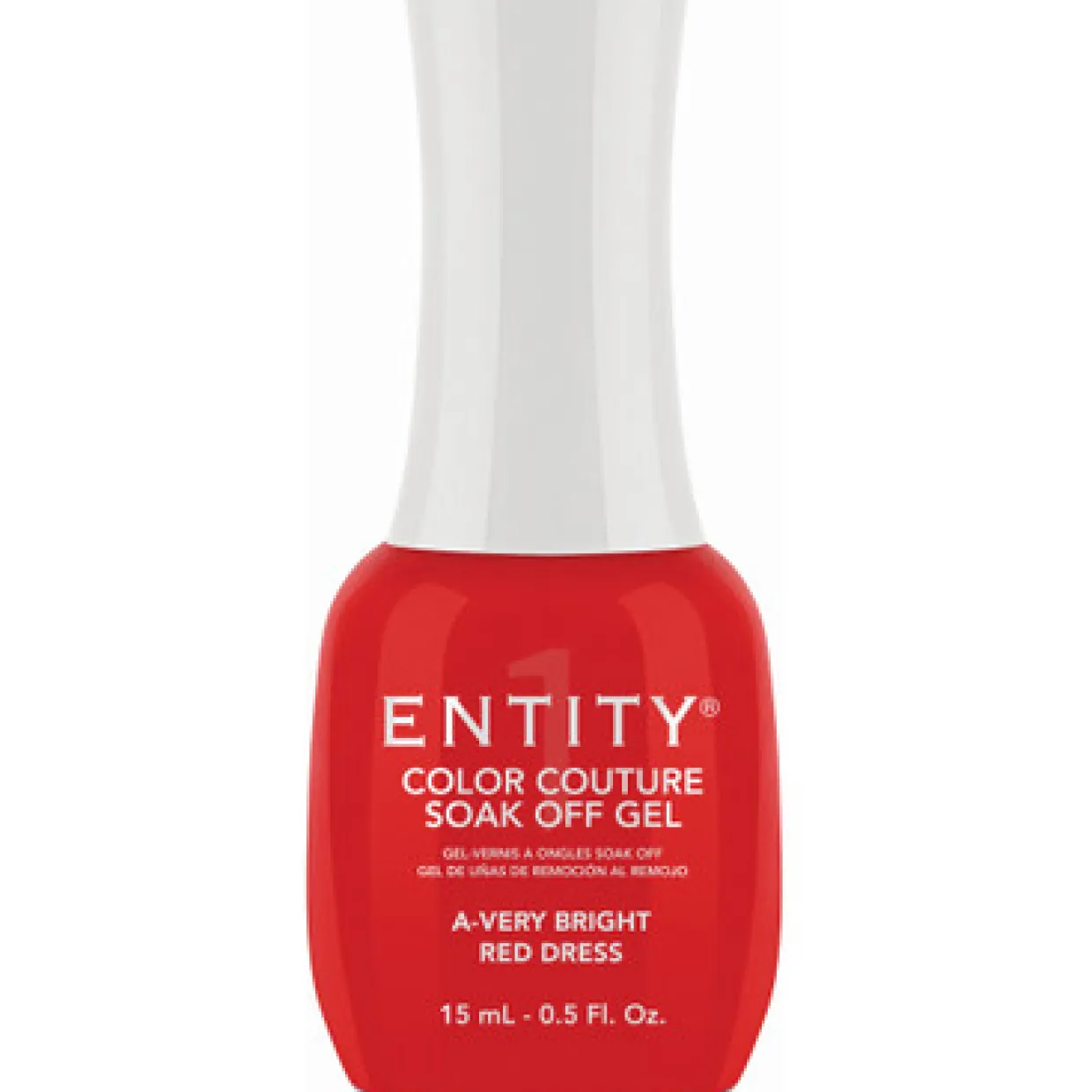 Entity One Color Couture Gel Polish "A-Very Bright Red Dress" - Bright Red Creme