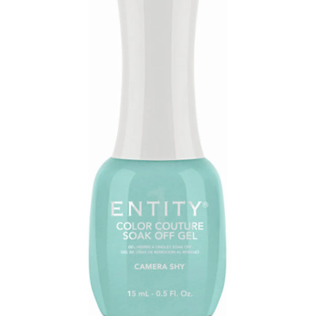 Entity One Color Couture Gel Polish "Camera Shy" - Powder Blue Shimmer