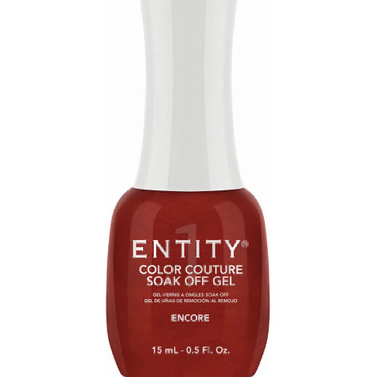 Entity One Color Couture Gel Polish "Encore" - Deep Red Pearl