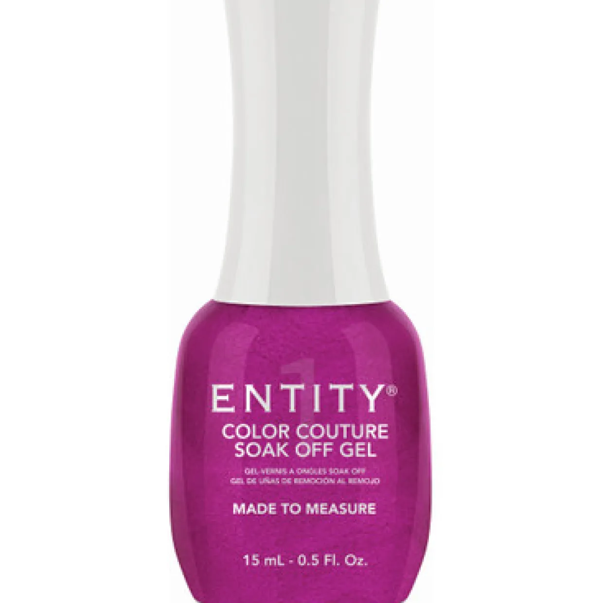 Entity One Color Couture Gel Polish "Made To Measure" - Bright Fuchsia Shimmer