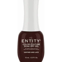 Entity One Color Couture Gel Polish "Leather And Lace" - Chocolatey Red Creme