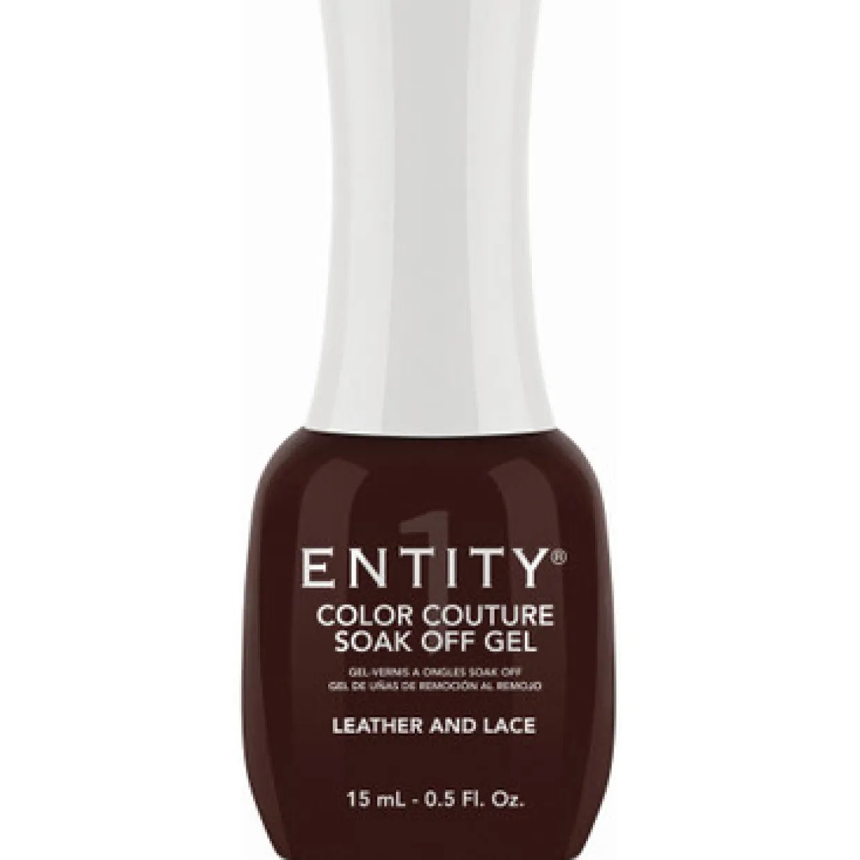 Entity One Color Couture Gel Polish "Leather And Lace" - Chocolatey Red Creme