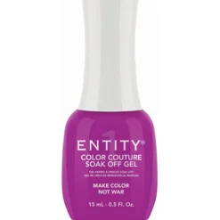 Entity One Color Couture Gel Polish "Make Color Not War" - Bright Fuchsia Creme