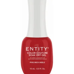 Entity One Color Couture Gel Polish "Five Inch Heels" - Cherry Red Creme