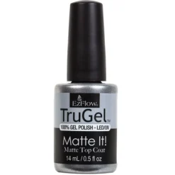 EZ Flow TruGel Matte It! Top Coat, 14 mL / 0.5 fl oz