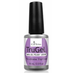 EZ Flow TruGel No-Cleanse Top Coat, 14 mL / 0.5 fl oz